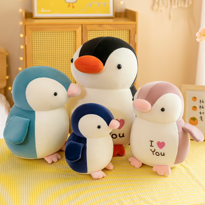 Cute Penguin Plush Toy Aquarium Little Penguin Baby Doll Children's Birthday Gift Comfort Pillow Spot