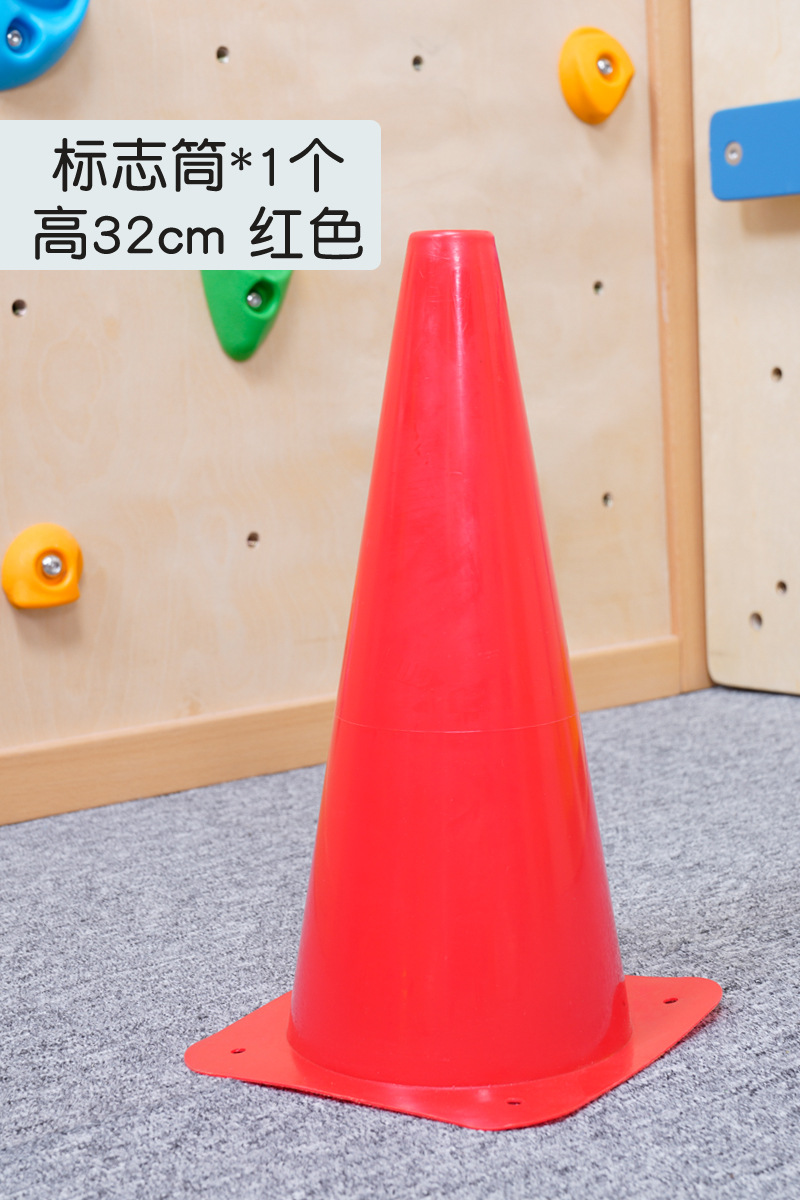 Barricada de helado barril logotipo barril collar jardín de infantes mesa de equilibrio juguetes de lanzamiento barreras cónicas