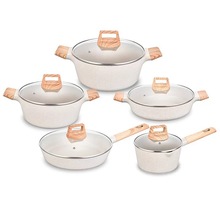 铝合金白色不粘锅奶锅汤锅火锅煎炒锅平底锅煎蛋辅食锅厨房煎牛排