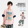 夏季儿童新款涂鸦t恤