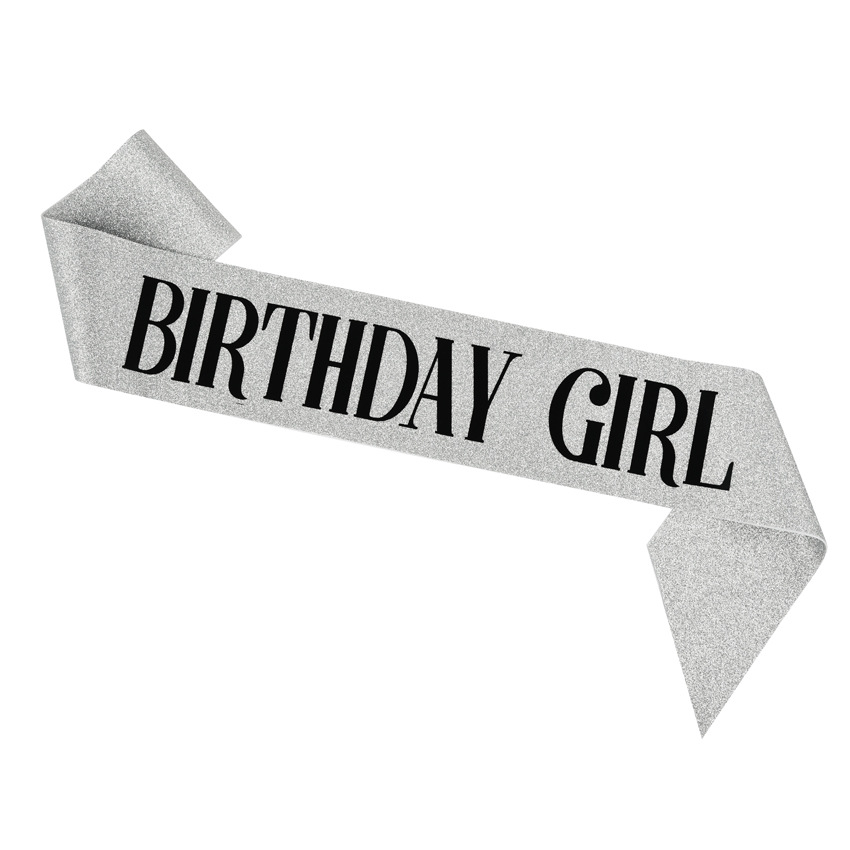 DEG0069 银色肩带BIRTHDAY GRIL 主图