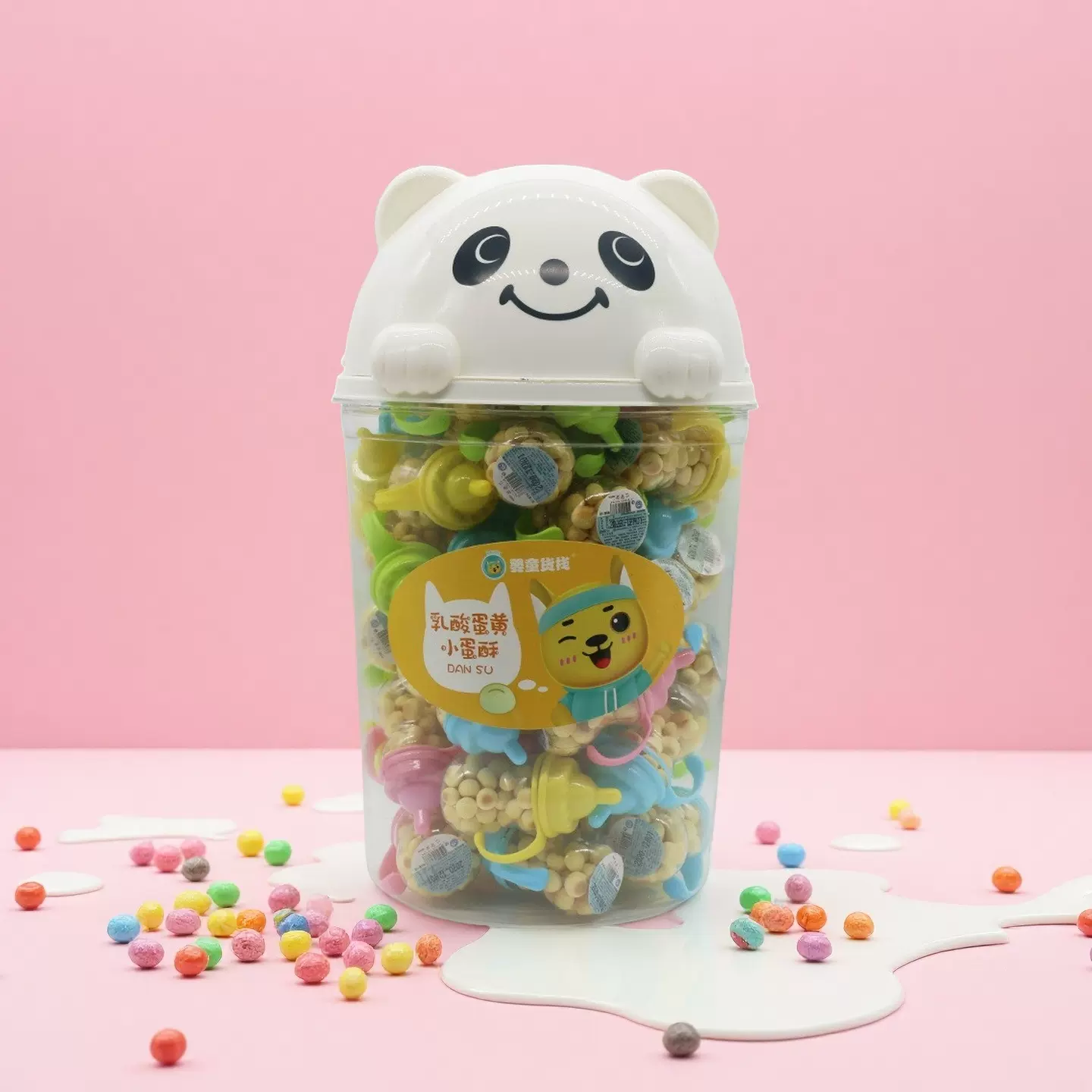 儿童瓶装原味小零食 罐装休闲小蛋酥小馒头批发门店零食