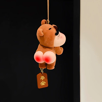 2025 New Style, Car hanging - brown-flocked-light-butt-new-car-hanger