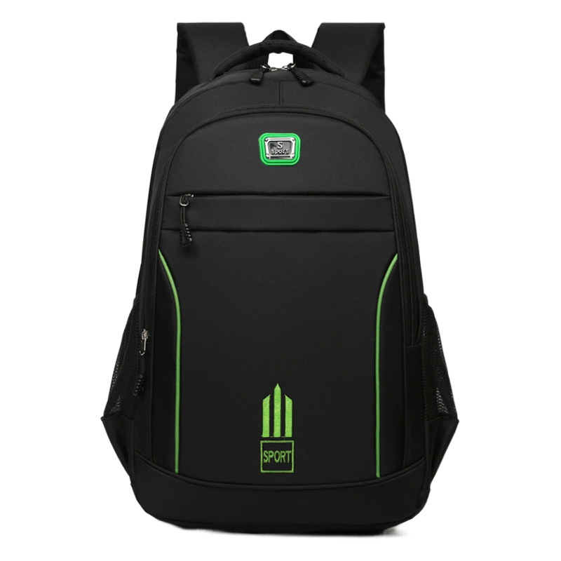 Mochila de nylon de los nuevos hombres Mochila de tela Oxford mochila de gran capacidad estudiante casual simple bolsa de viaje ligera