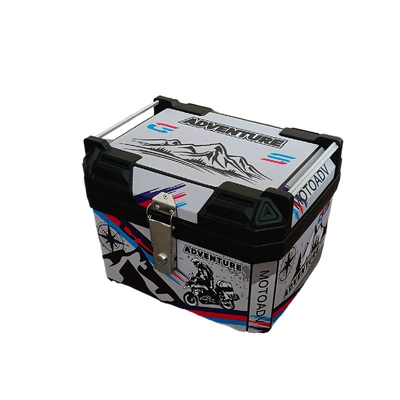 Electric car tail box box non-aluminum alloy pedal - 47-l-riding-white-sticker-lining