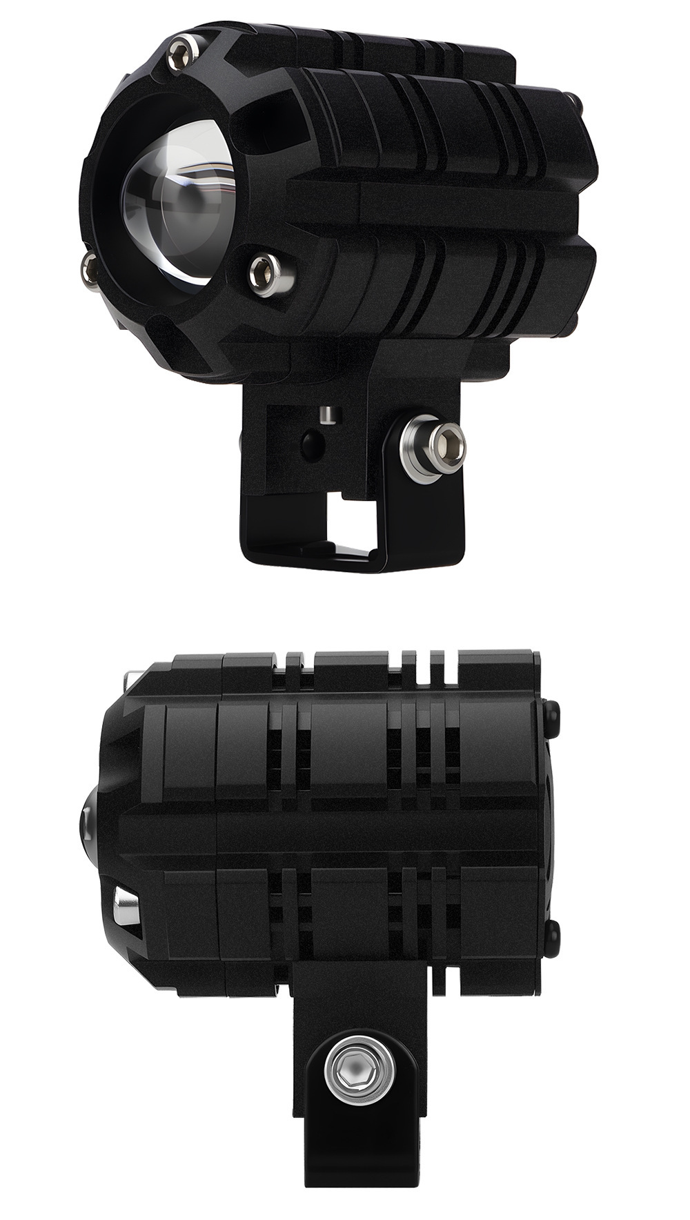 New cross-border motorcycle LED spotlight, high-brightness yellow and white light, external road paving front light, electric