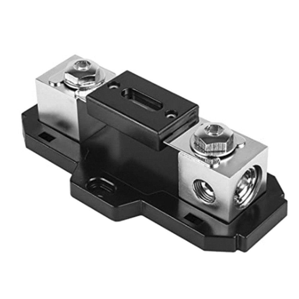 音响保险胆车用熔断器音响座大平插透明音响座黑色座厚底斜盖