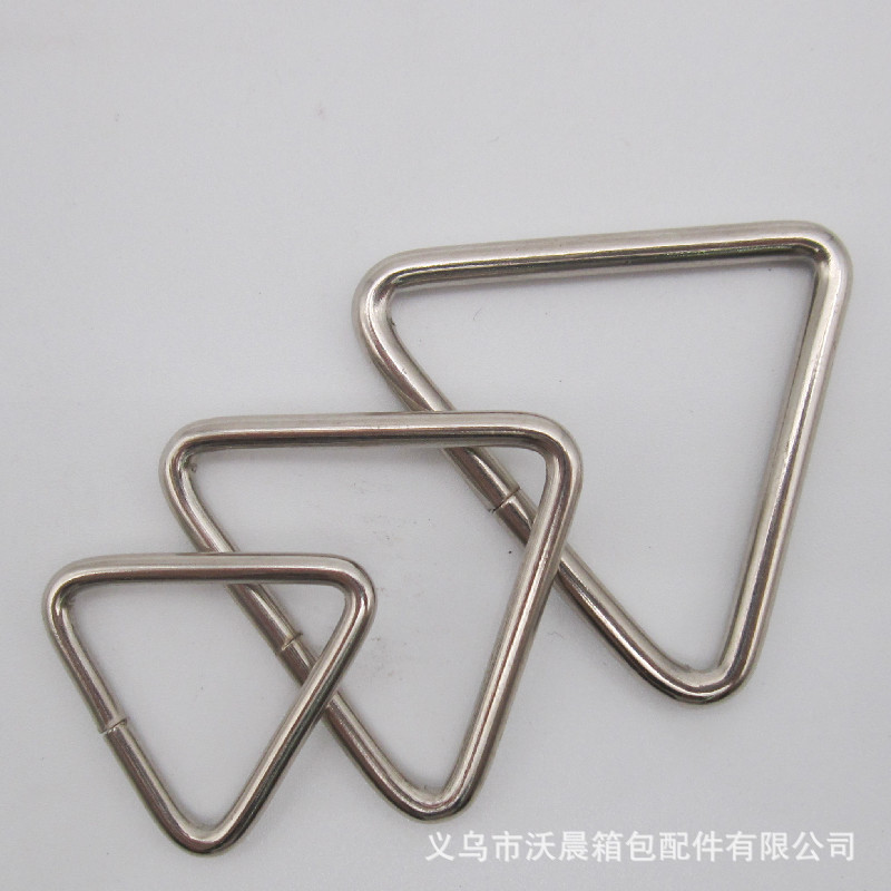厂家直销金属2.5CM铁线三角D字扣  帐篷配件三角环