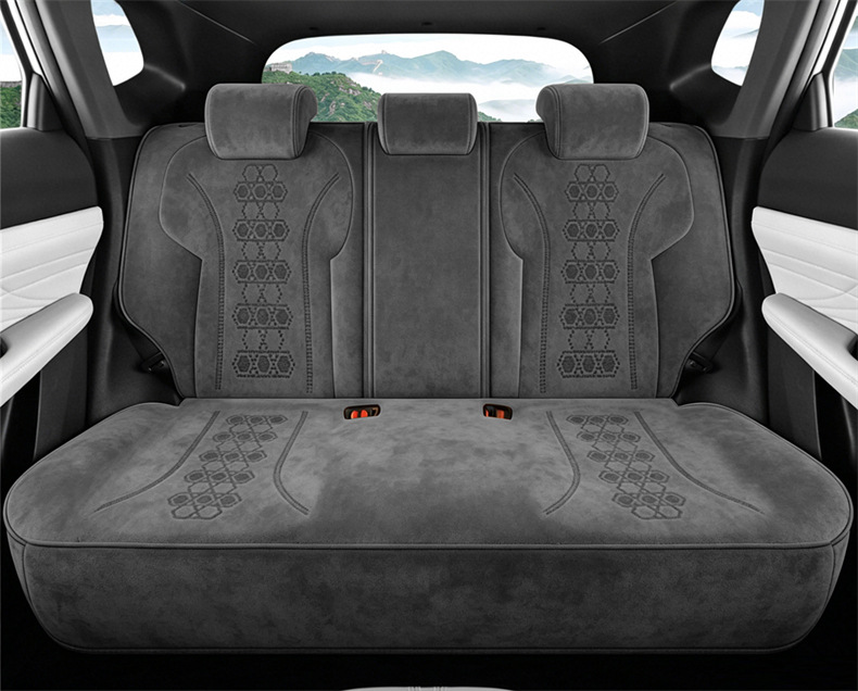 Changan UNI-Z special car seat cushion, all-season saddle cushion, suede seat cover, full-coverage ventilated breathable seat cover