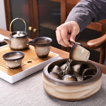 4SZ0批发中式家用整套陶瓷功夫茶具套装便携式旅行泡茶壶茶滤盖碗