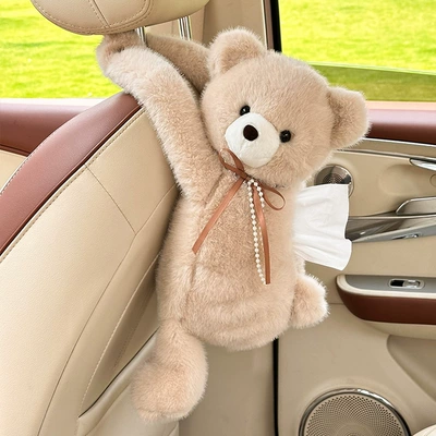 Creative Car Tissue Box, Car Car tissue box/set - long-handed-pretty-bear-tissue-box