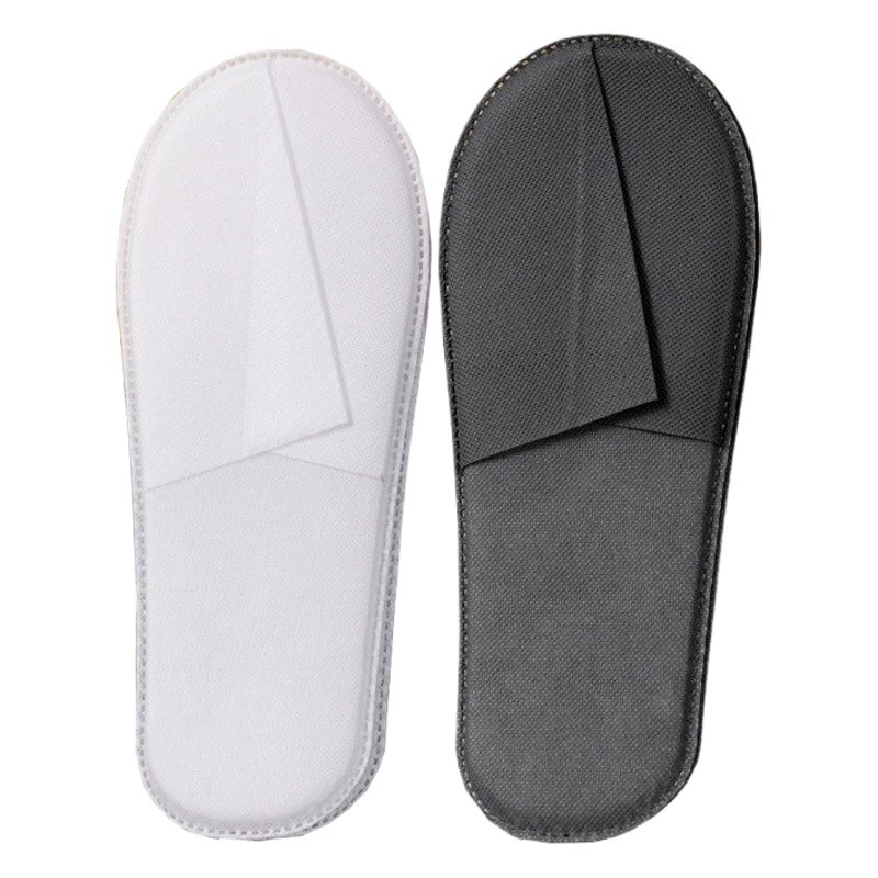 Оптовые одноразовые тапочки для гостиниц и отелей, готовые к отгрузке с завода, нескользящие, для гостевых домов и B&B, осенние утолщенные из нетканого материала, с возможностью индивидуального заказа