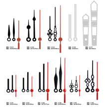 塑料指针静音挂钟机芯工艺DIY钟表机芯家居时钟机芯维修镂空钟针