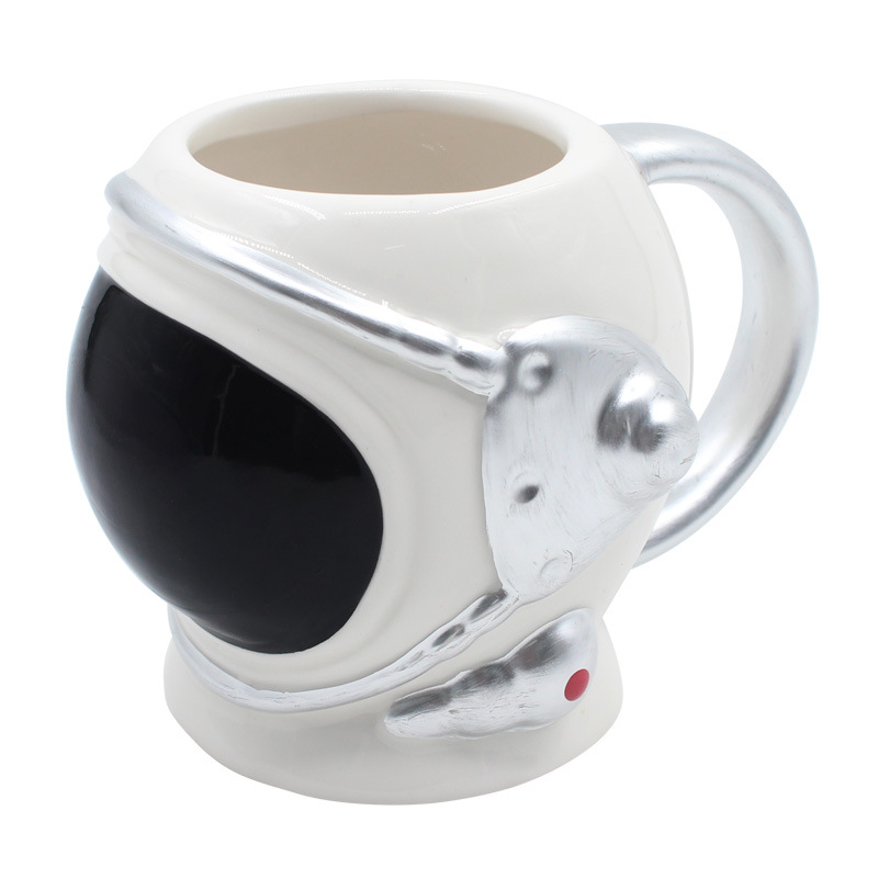 Nuevo Astros Planet Taza de transferencia de calor Taza de cerámica que cambia de color Taza de agua recubierta que cambia de color por sublimación de tinta negra