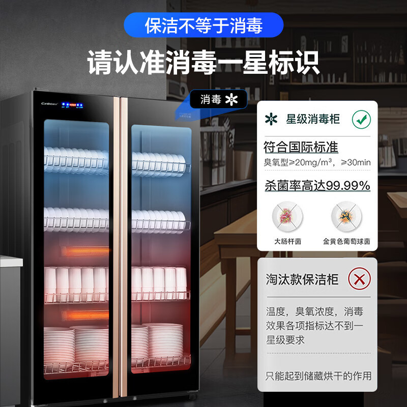 Kangbao 消毒キャビネット XDZ500-A5 両開き垂直商業大容量レストランホテルキッチン食器消毒キャビネット|undefined