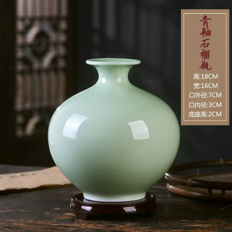 Керамическая вазочка из Jingdezhen для декора интерьера гостиная цветочная аранжировка китайские домашние аксессуары гидропоника ремесло украшения крупная ваза орхидея