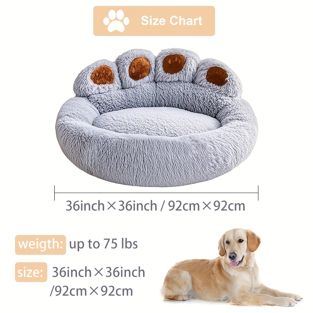 Soft And Comfortable Cozy Bear Paw Pet Bed Sleeping Camas para mascotas