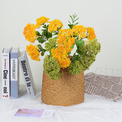 新品仿真三叉八寶果假花軟膠米果仔塑料綠植客廳婚禮裝飾軟裝插花