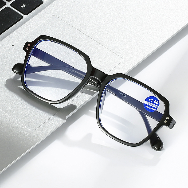 Wholesale Large Frame Reading Glasses 2024 New Style Travel Reading Glasses for Men and Women Elderly Anti Blue Light Reading Glasses