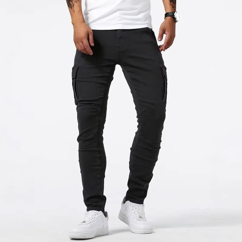 Men's Skinny Jeans Versatile New Style With Side Pockets In Stock_voghion.com