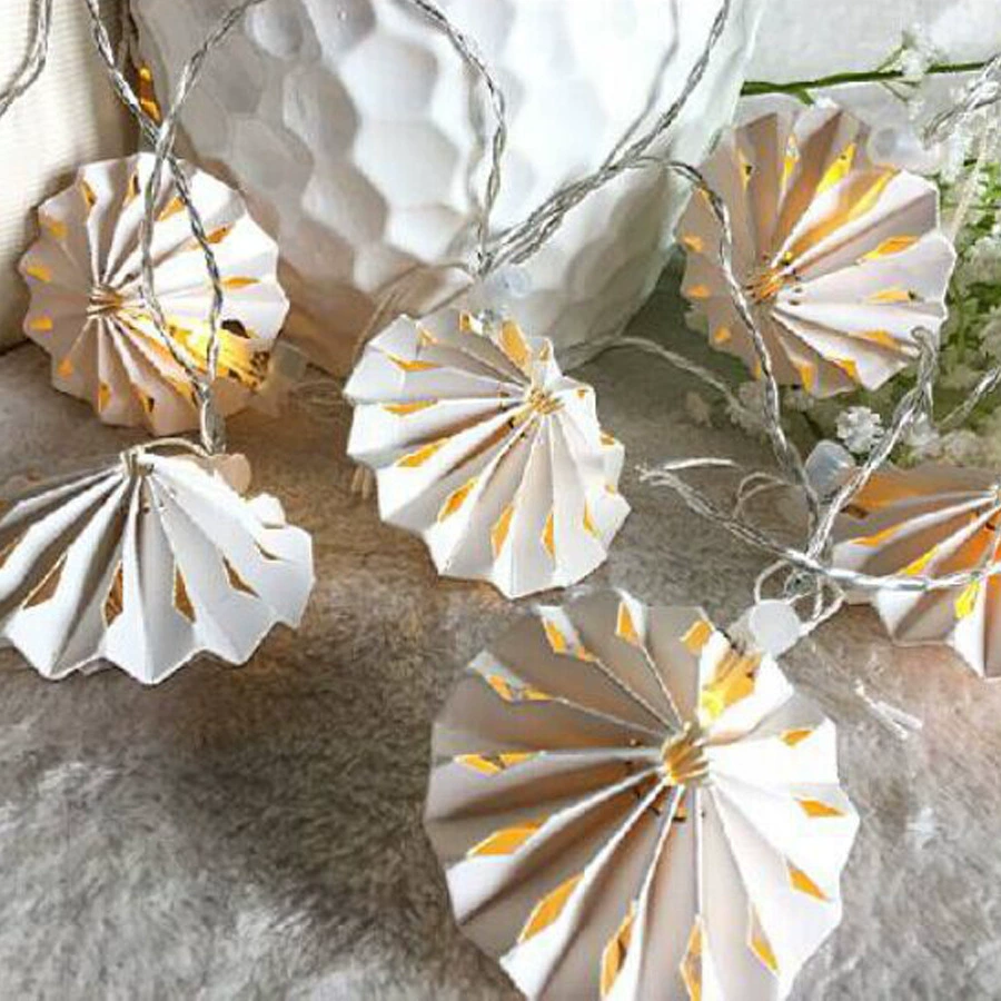 Diverse folding paper, LED flashlight, lampshade handmade, decorations