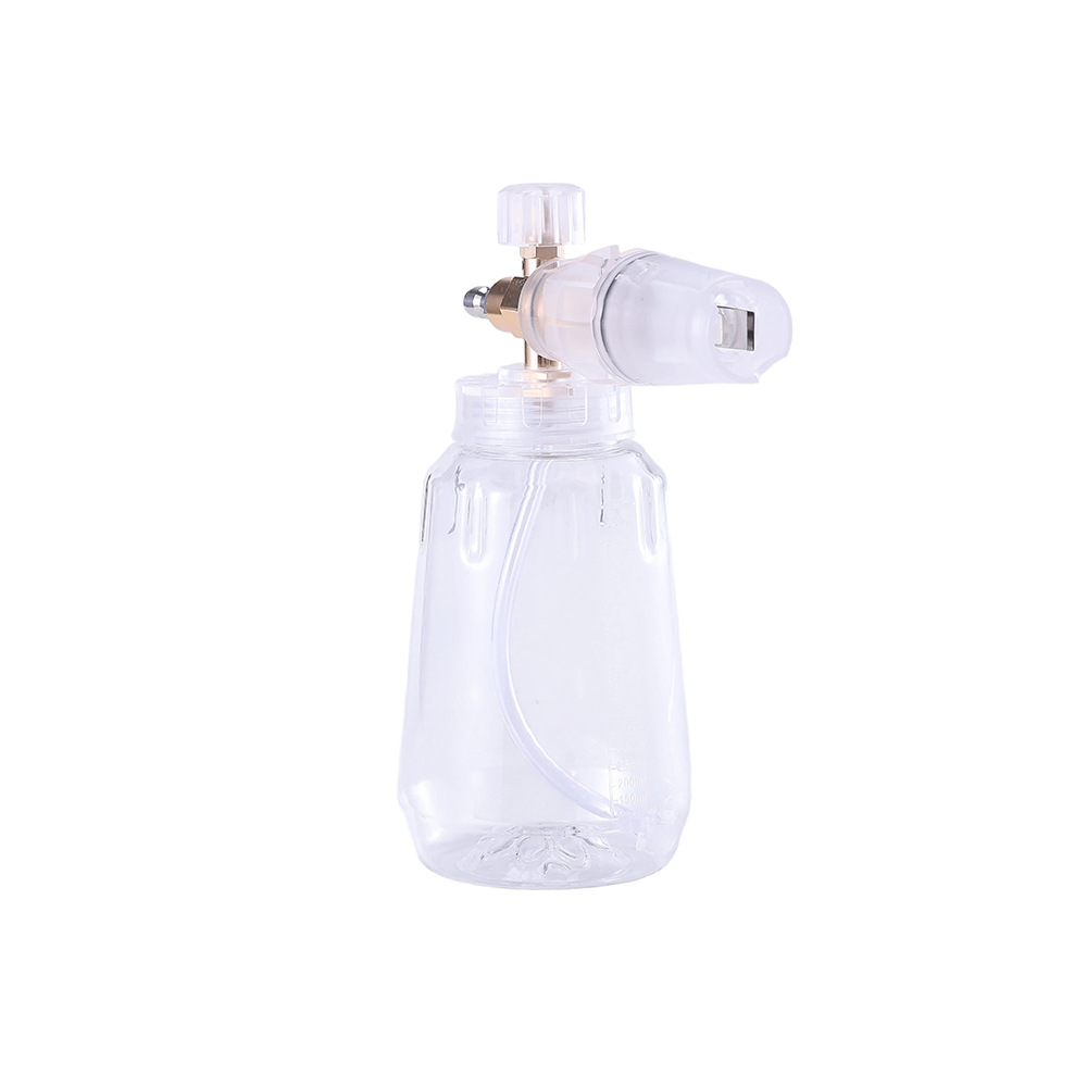 No. 2 aluminum transparent high-pressure PA foam sprayer, designed for car washing, with a large capacity and fan-shaped foam
