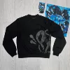 Black sweatshirt, accessories