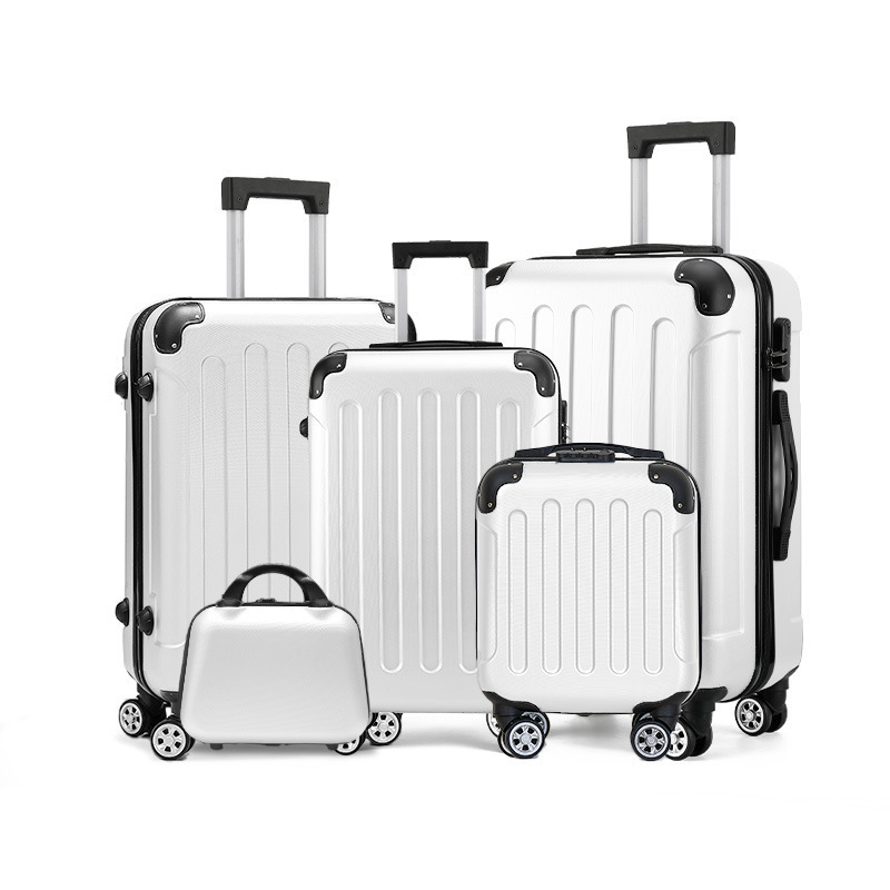 Cross-Border Distribution Suitcase 5-Piece Suitcase Set, Sturdy and Durable Password Box 20-Inch 24-Piece Trolley Case Wholesale