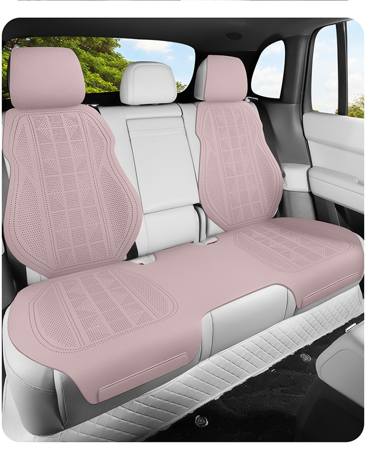 Faux Suede All-Season Car Seat Cushion, High-End Seat Cover, Ultra-Thin Full Surround, Breathable Summer Seat Cover
