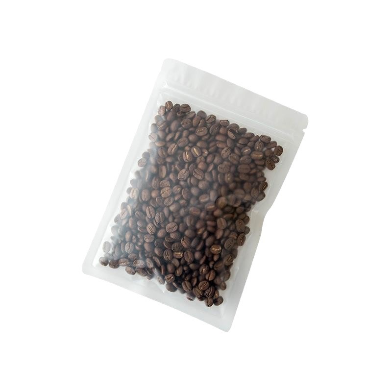 Bolsa ziplock esmerilada Bolsa de hueso esmerilada de fondo plano Bolsa sellada transparente Bolsa de envasado de alimentos con bolsillo sellado de bocadillos de té perfumado