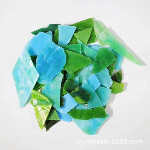 diy mosaic mosaic mica transparent translucent church stained glass fragments handmade materials