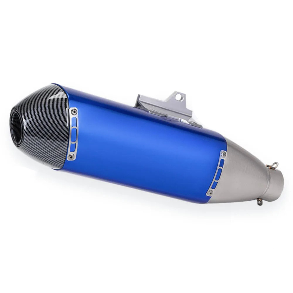 Off-Road Motorcycle Modified Tailpipe Exhaust Pipe Stainless Steel Pipe Aluminum Bracket Exc Crf150 Exc Wr450