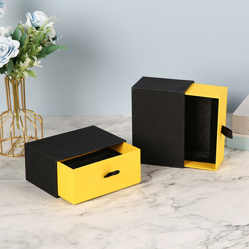 Caja de regalo de tipo cajón personalizada caja de embalaje de tipo libro con tapa de tapa de cielo y tierra impresa caja de color de cubierta dura de tipo cajón