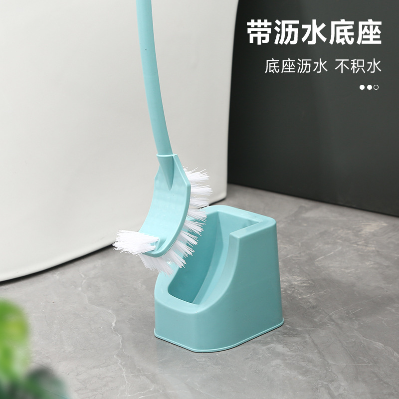 両面トイレブラシの新しい長い柄の清潔ブラシ家庭用トイレの両面ブラシの便器ブラシの卸売り|undefined