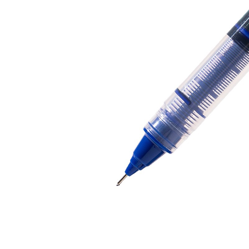 DeLi SF855 pluma de movimiento de perlas líquida directa, pluma negra neutra de secado rápido de 0.5 mm, pluma de carbono de gran capacidad