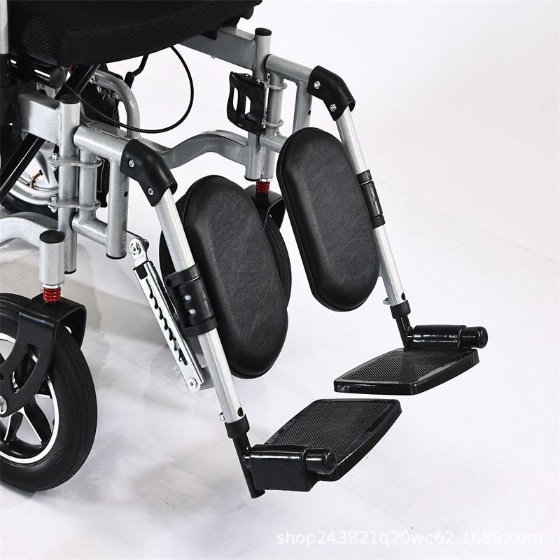 Customized Electric Wheelchair Manufacturer's Automatic Intelligent 24V Foldable Four-Wheel Vehicle for Disabled and Elderly People