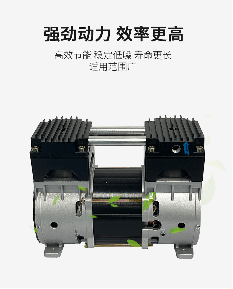 Factory Direct Sales Oil-Free Silent Piston Type High-Pressure Large-Displacement Booster Pump Diffuse Oxygen Production Special Air Compressor