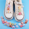 Cloth shoelaces, decorations, cute footwear buckle, fresh sports shoes, shoelace buckle