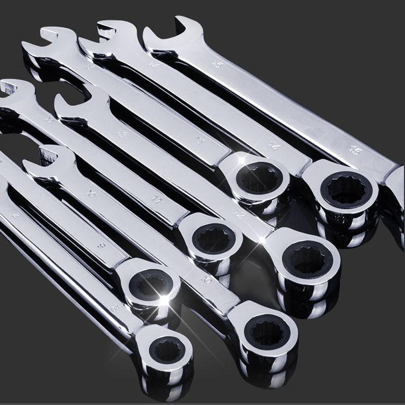 快速棘轮扳手两用开口梅花扳手自动扳手省力手头扳手汽修工具套装