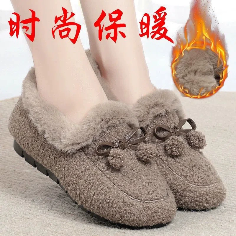Keep warm non-slip slippers for pregnant, soft sole