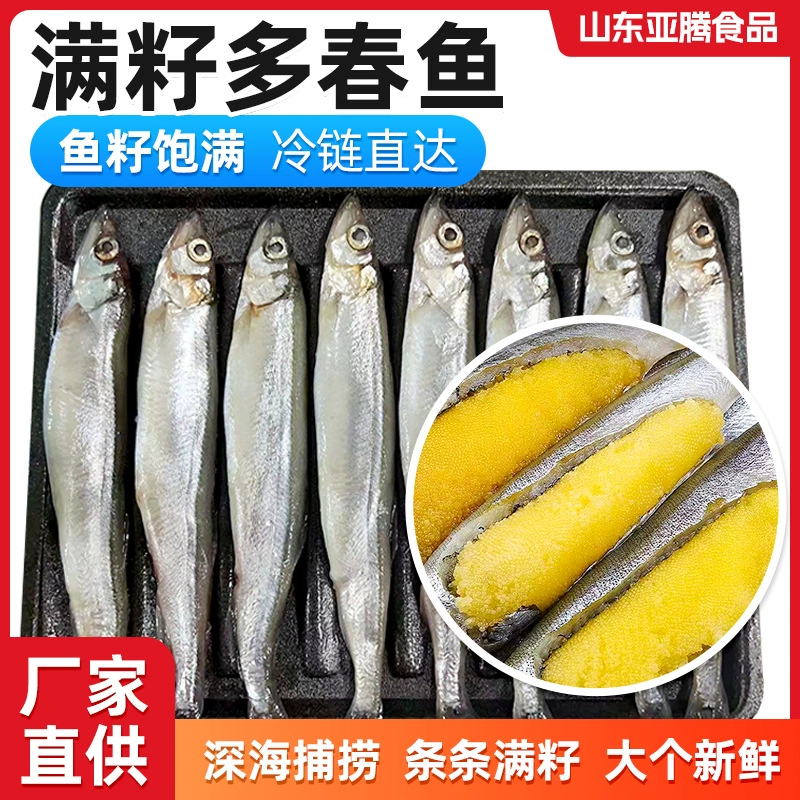 Замороженный лоток Весенняя рыба Барбекю Японская жареная еда с семенами Весенняя рыба Целый футляр, полный семян Матери-весенней рыбы