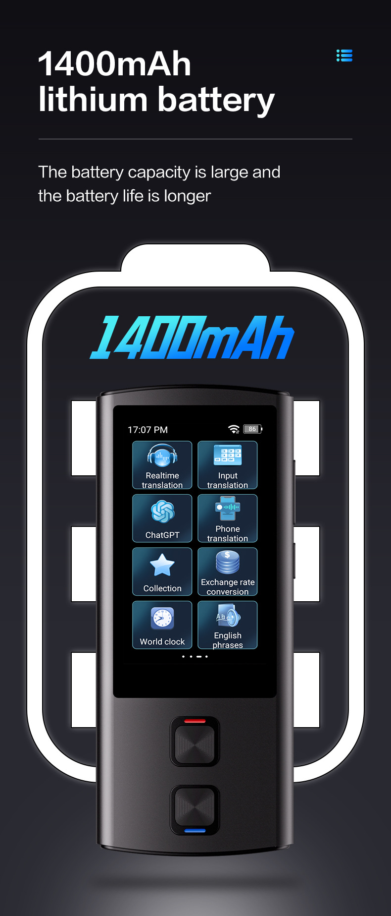 外贸翻译机便携式翻译耳机翻译器多国语言离线语言智能拍照设备旅