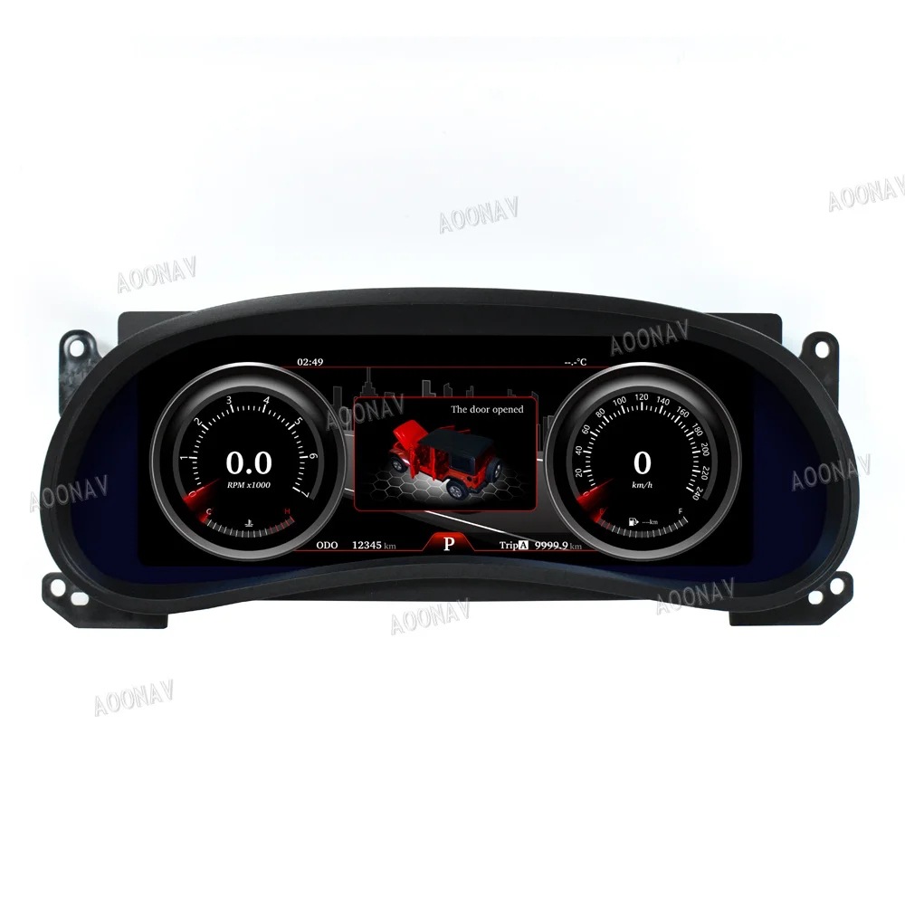Suitable for Jeep Wrangler Jk Smart Lcd Dashboard Display Cockpit Speed Digital Display