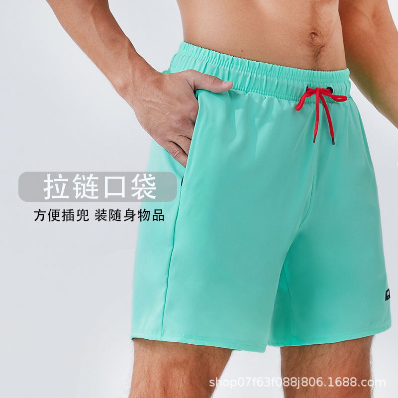 Men's Swimming Trunks 2025 New Anti-Embarrassment Large Size Loose Quick-Drying Beach Trunks Boys Swimming Trunks Swimming Equipment