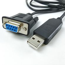 FTDI USB RS232 串口 DB9母 电视调试线NULL MODEM零调制解调器线