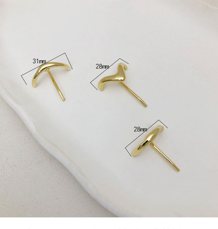 Women's Retro Solid Color Alloy Plating Hair Buckle display picture 1