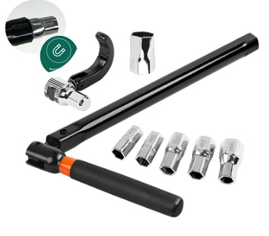 Kehong Fábrica de Herramientas llave de tubo llave grifo de reparación de la media luna del fregadero 7 UNID