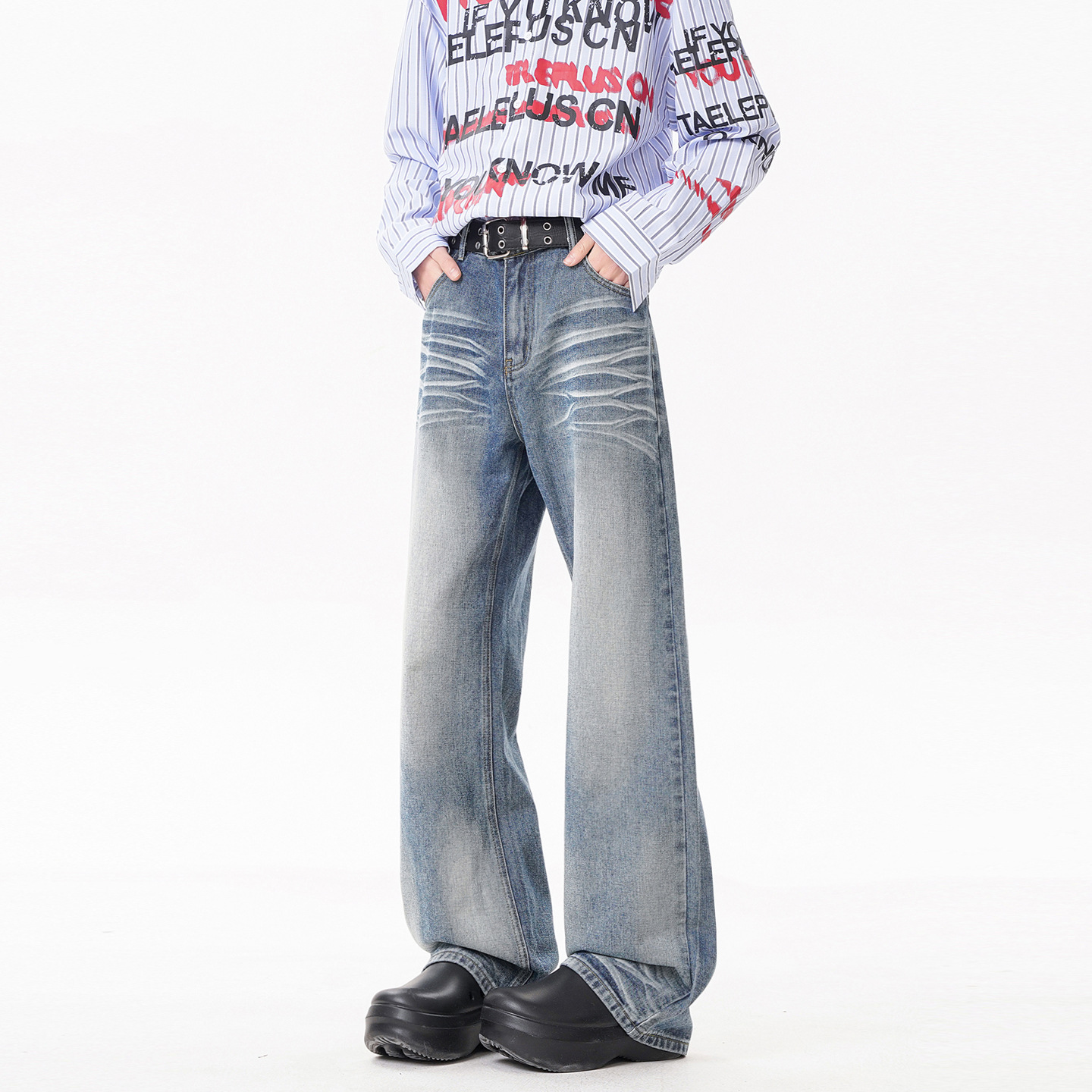[Big Hit on the Internet + High Quality and Low Return Rate] New Spring Cleanfit Men's Jeans
