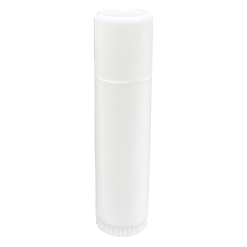 En stock tubo cilíndrico de bálsamo labial de 15 g, tubo de lápiz labial de cera, barra de mascarilla de barro sólido, barra de protector solar, material de embalaje de tubo giratorio.