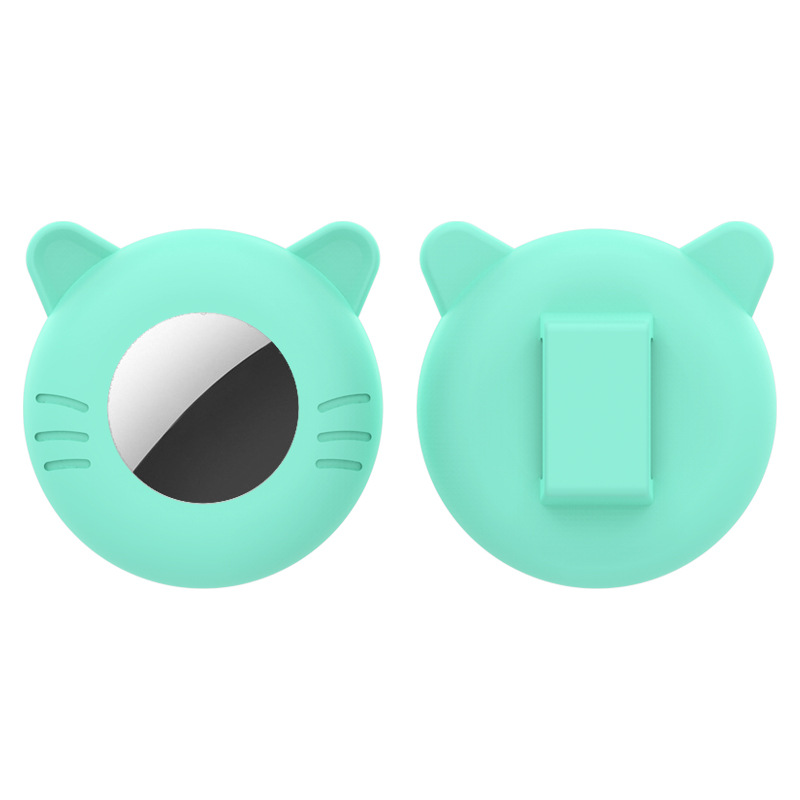 Aplicable a Apple Airtag cubierta nueva cachorro gatito collar cubierta de silicona localizador cubierta protector de pérdida